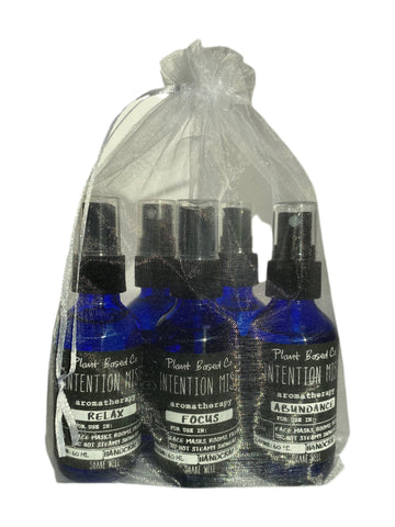 5 Pack INTENTION MISTS Plant Based Co.